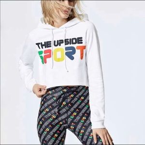 The upside cropped hoodie